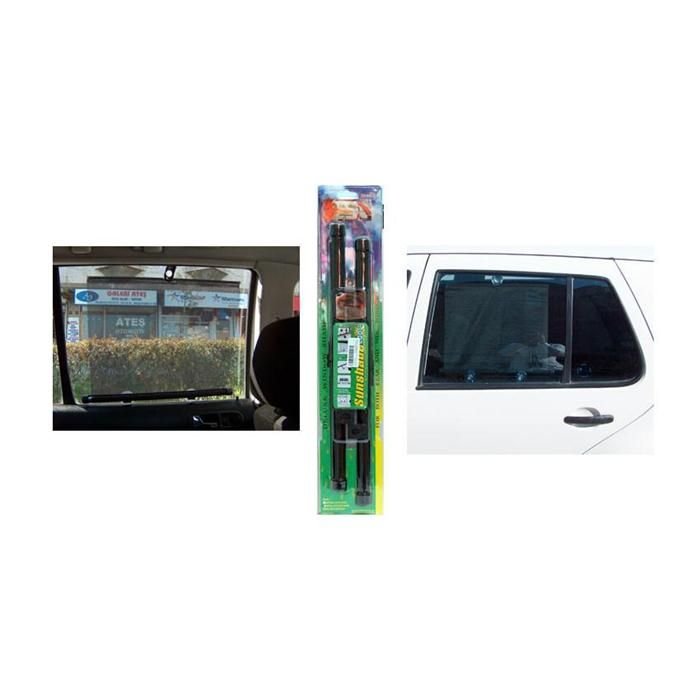 Çiftli makaralı yan cam perdesi