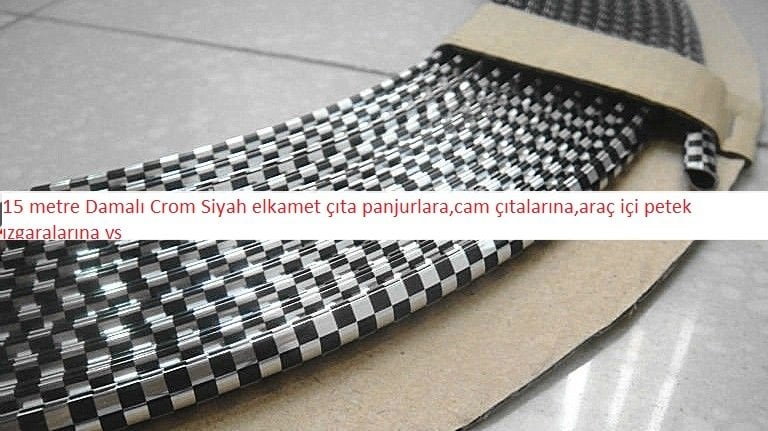 15 metre Damalı, geçme nikelaj çıta