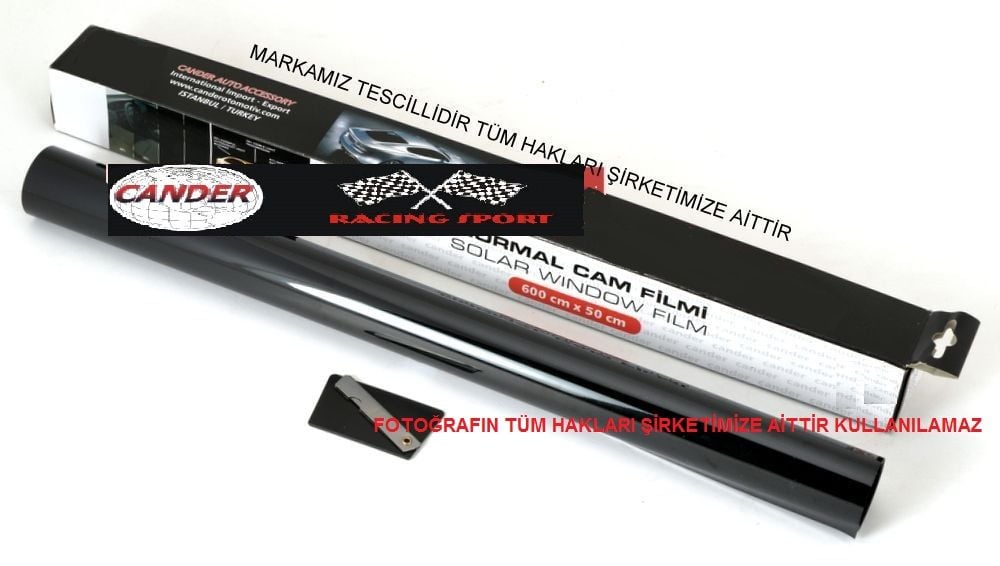 50cmx6metre süperdark cam filimi