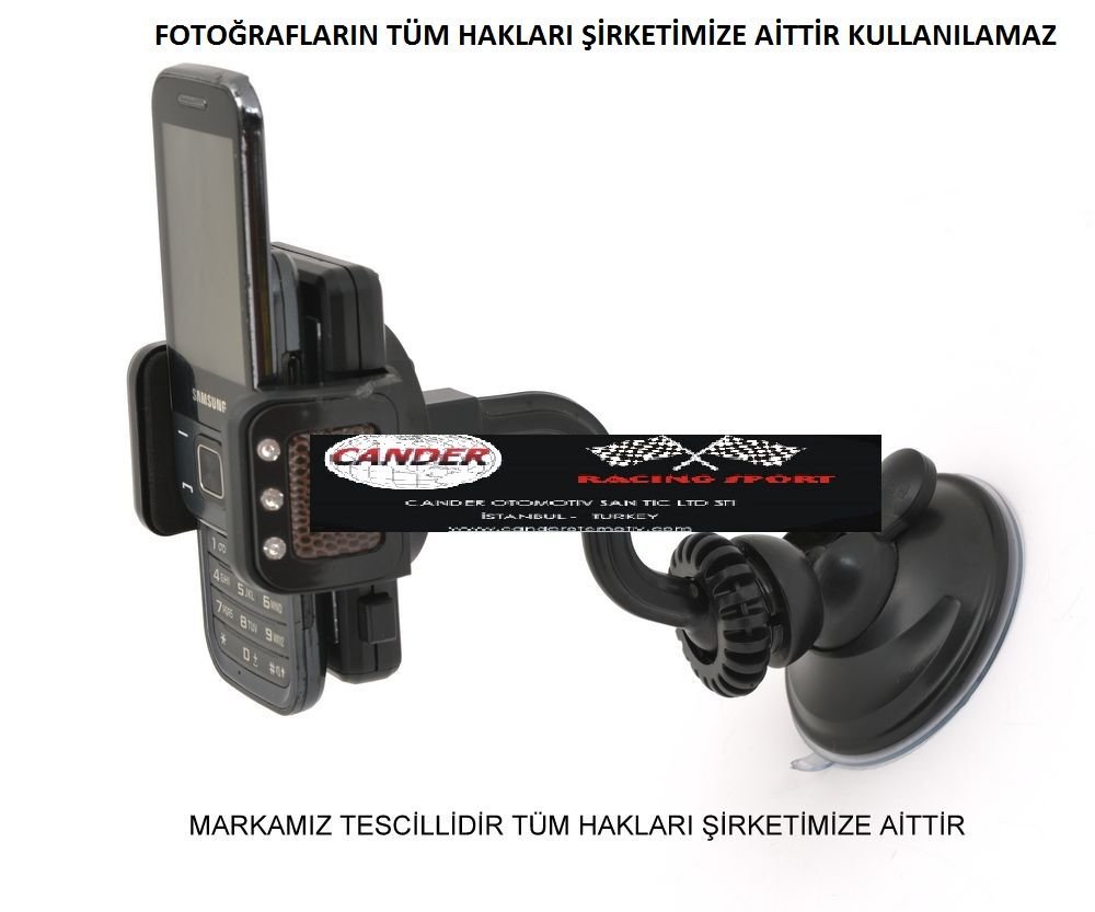 Araç içi vantuzlu telefonluk