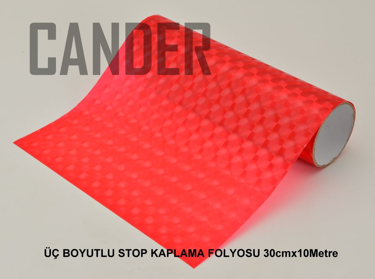 3 Boyutlu Stop kaplama folyosu 30cmx10 metre