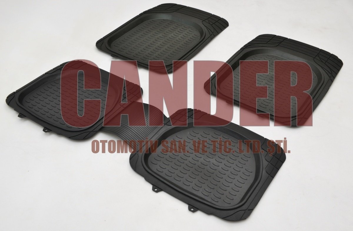 Havuzlu Kauçuk Paspas seti her araca uyumlu