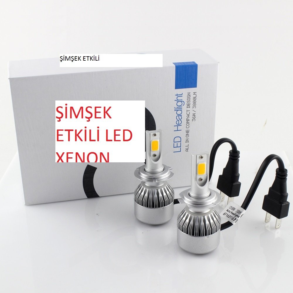 Şimşek etkili Led Xzenon far seti