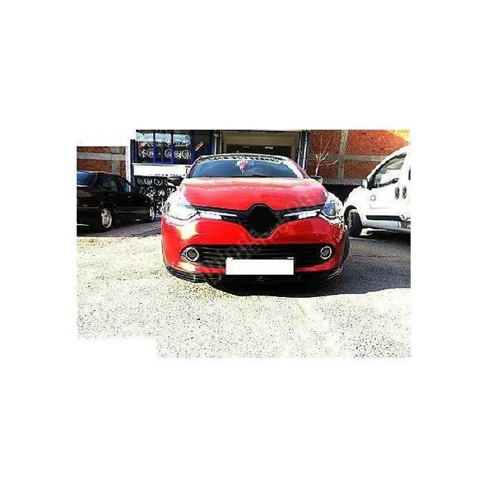 Clio 4 uyumlu piano black ön lip