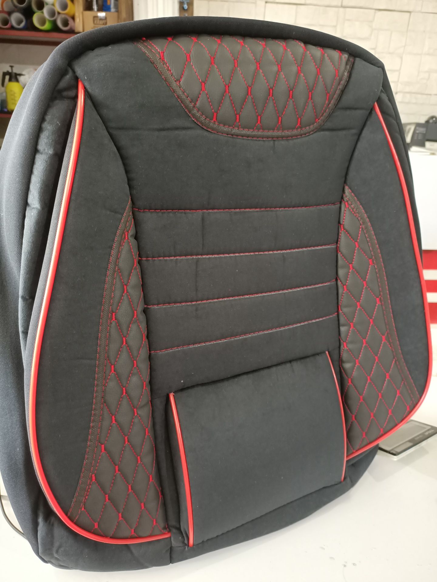 Araca özel Süet koltuk kılıfı döşeme