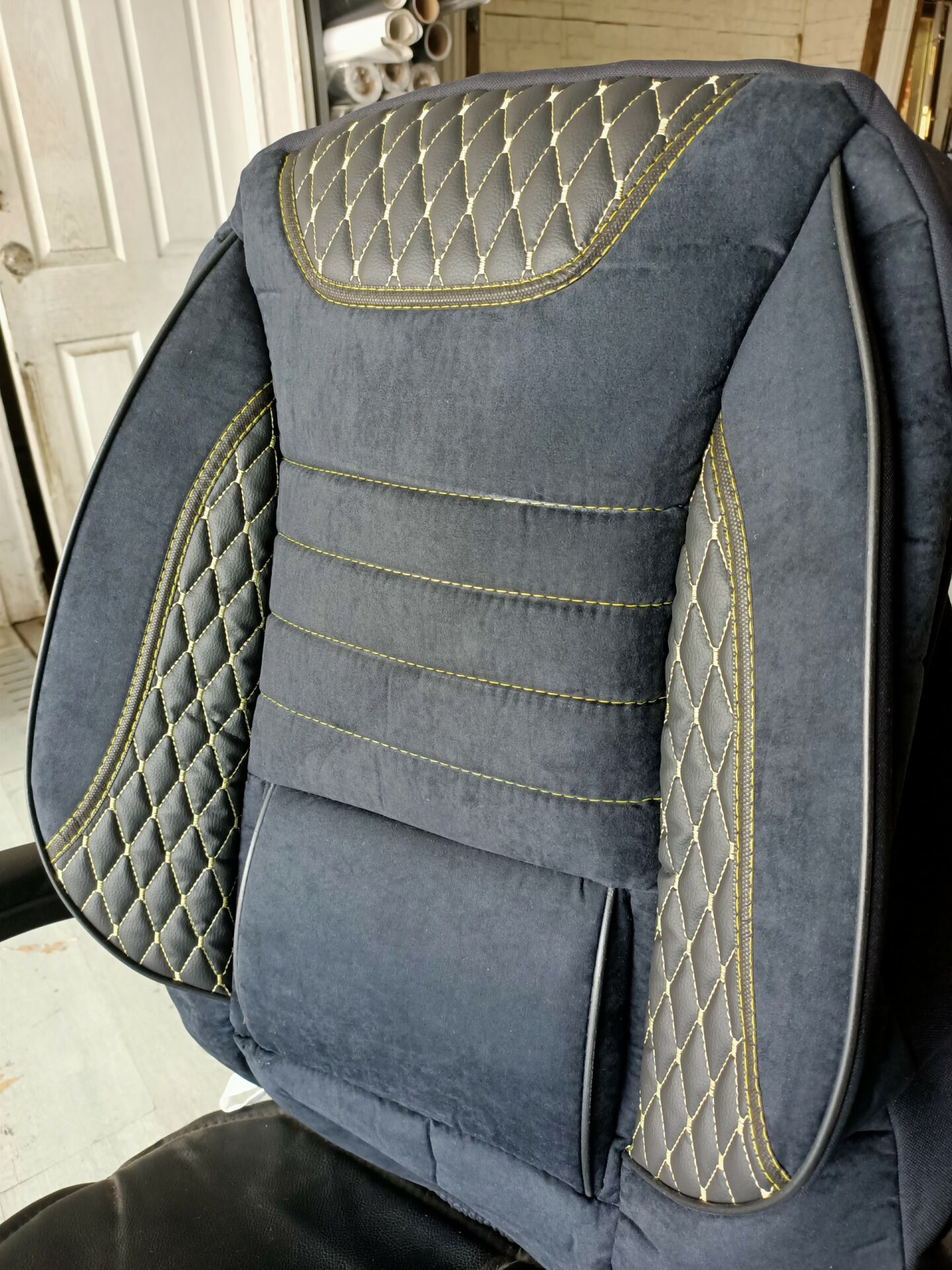 Araca özel Süet koltuk kılıfı döşeme