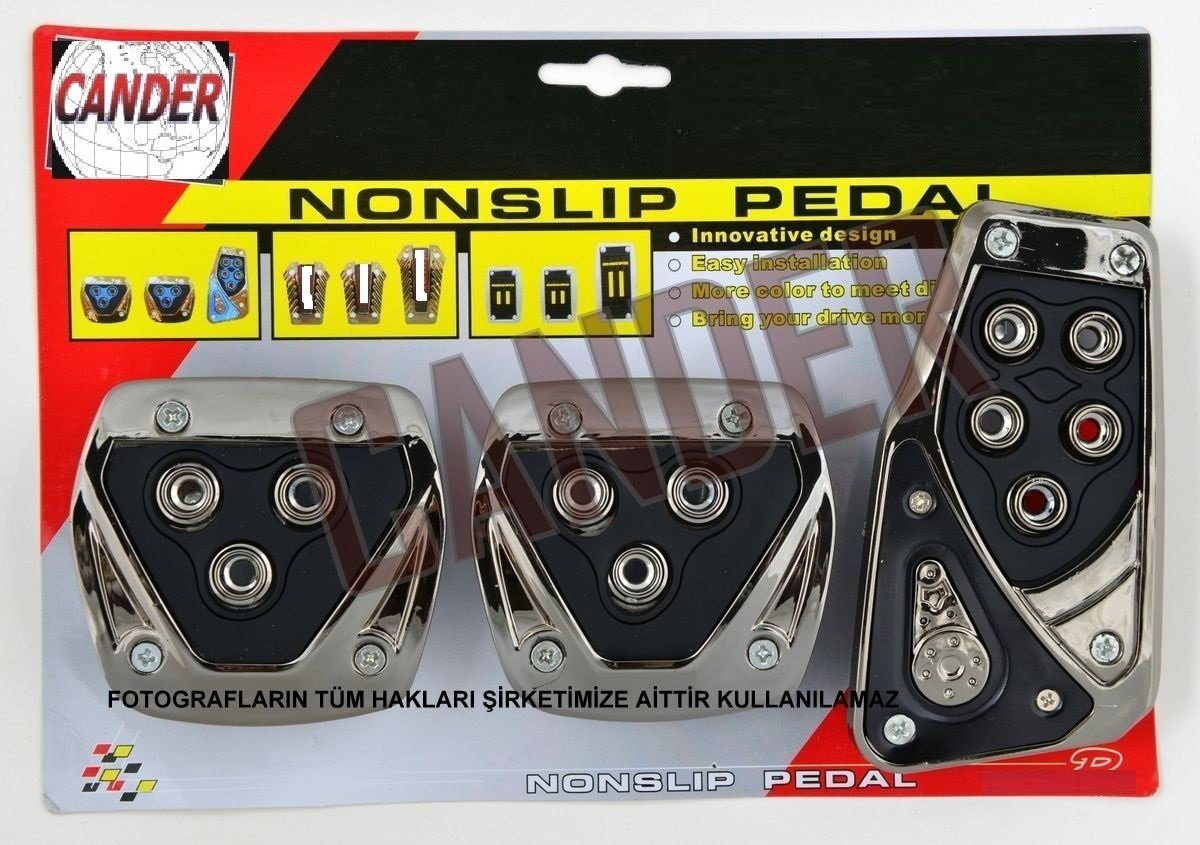 Her araca uyumlu pedal seti