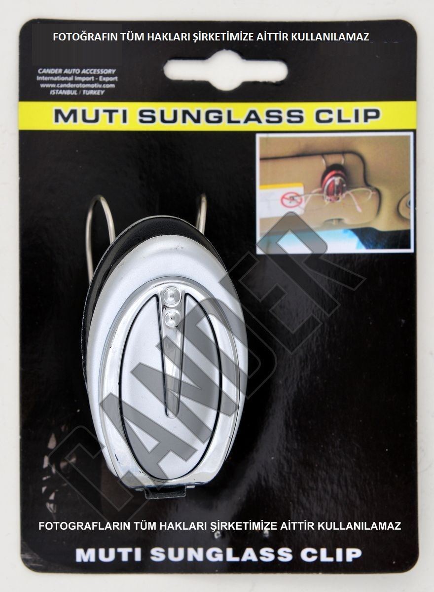 Gözlük Tutucu Güneşliğe Uygun