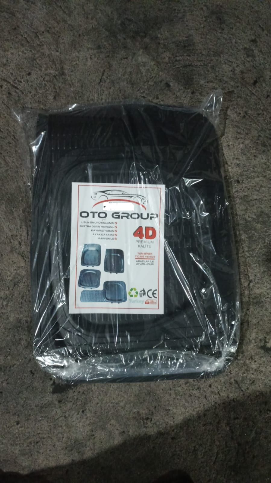 Havuzlu Paspas Araca özel Kalın 4 Mevsim set olarak