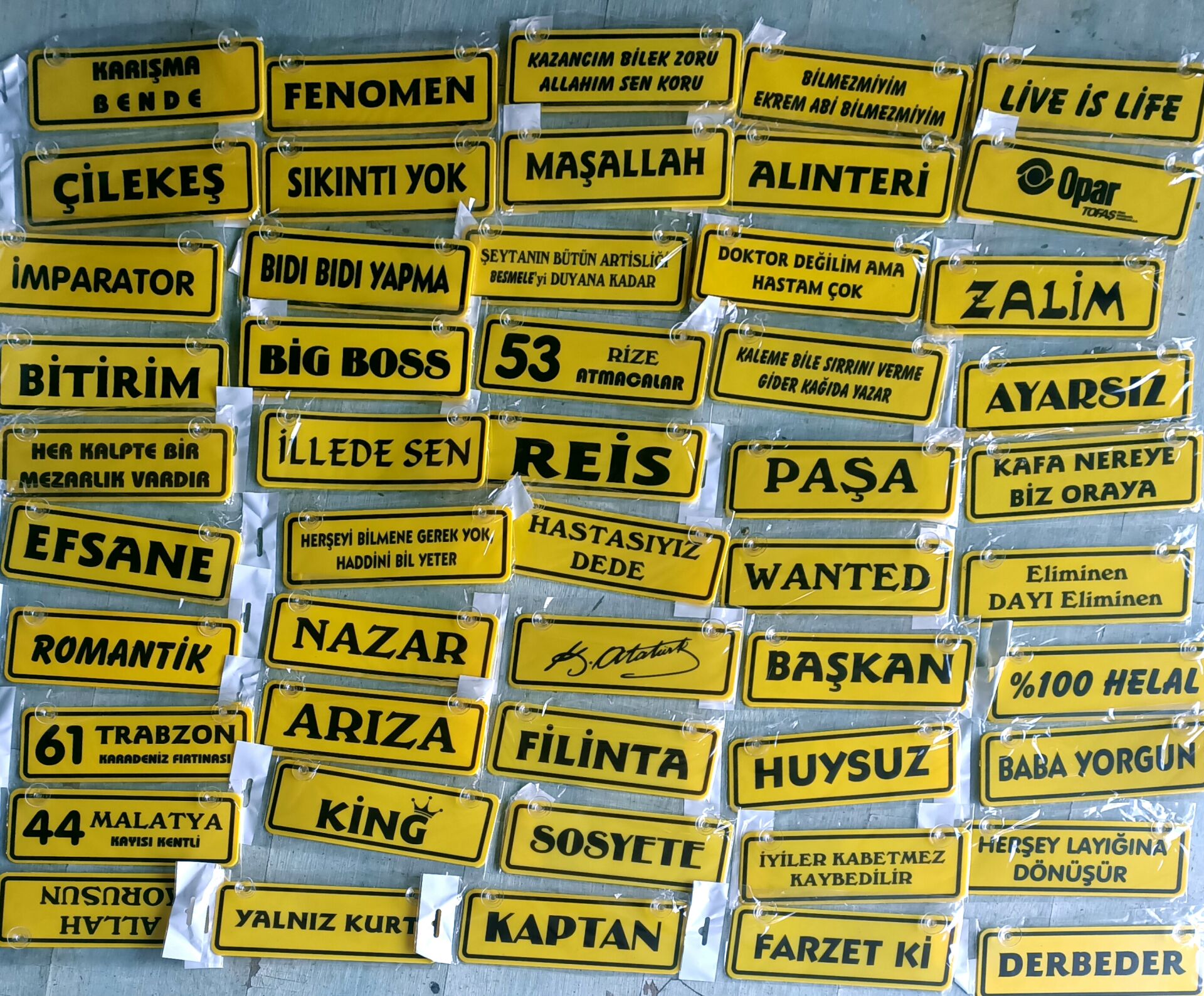 Dekor Plaka çeşitleri