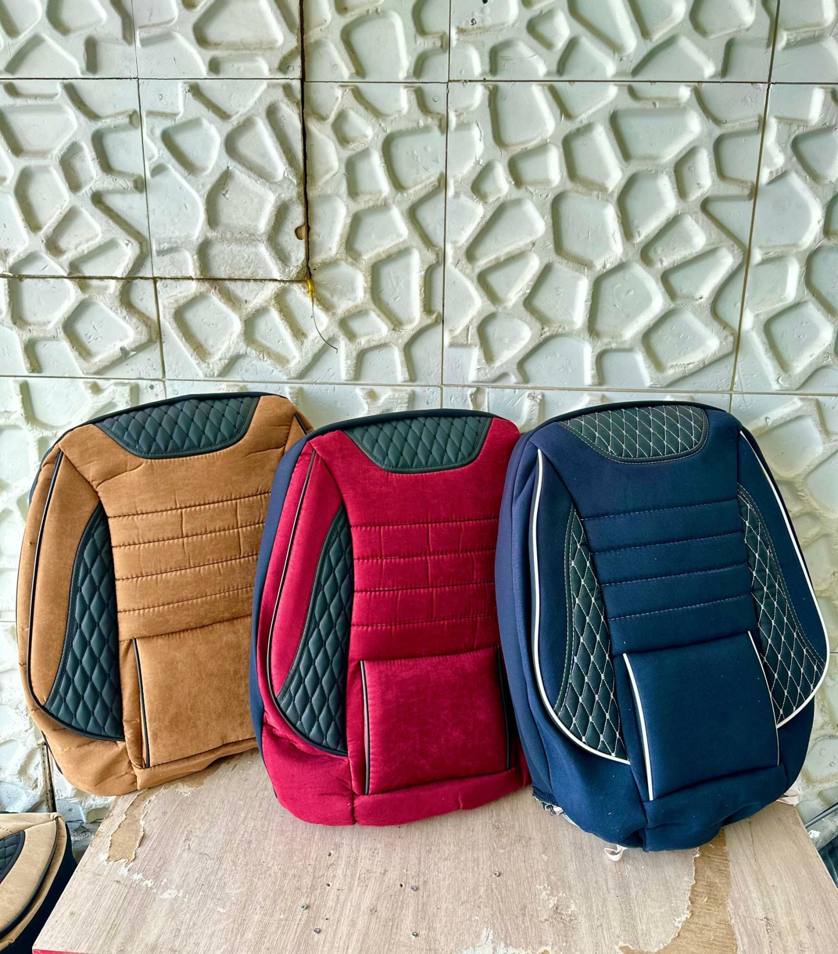 Süet Koltuk Kılıfı ön-arka set olarak