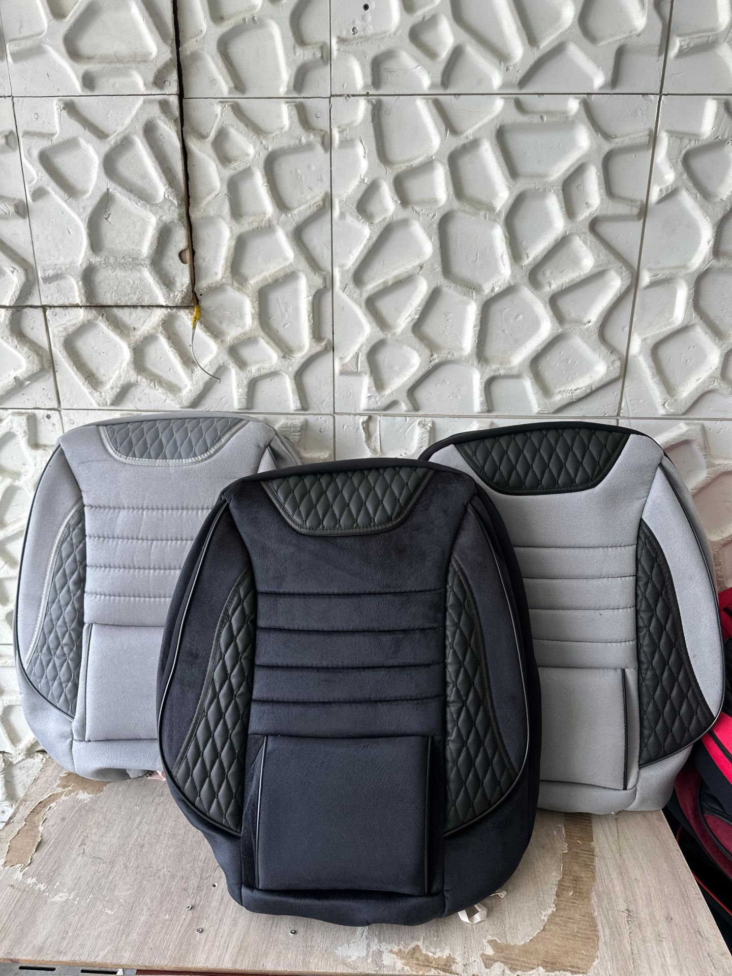 Süet Koltuk Kılıfı ön-arka Set olarak