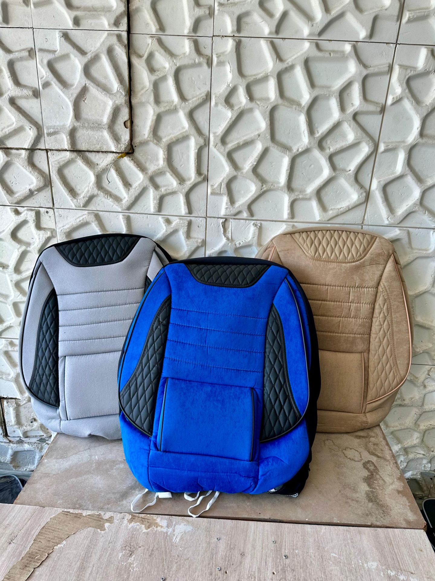 Süet Koltuk Kılıfı  ön-arka Set olarak