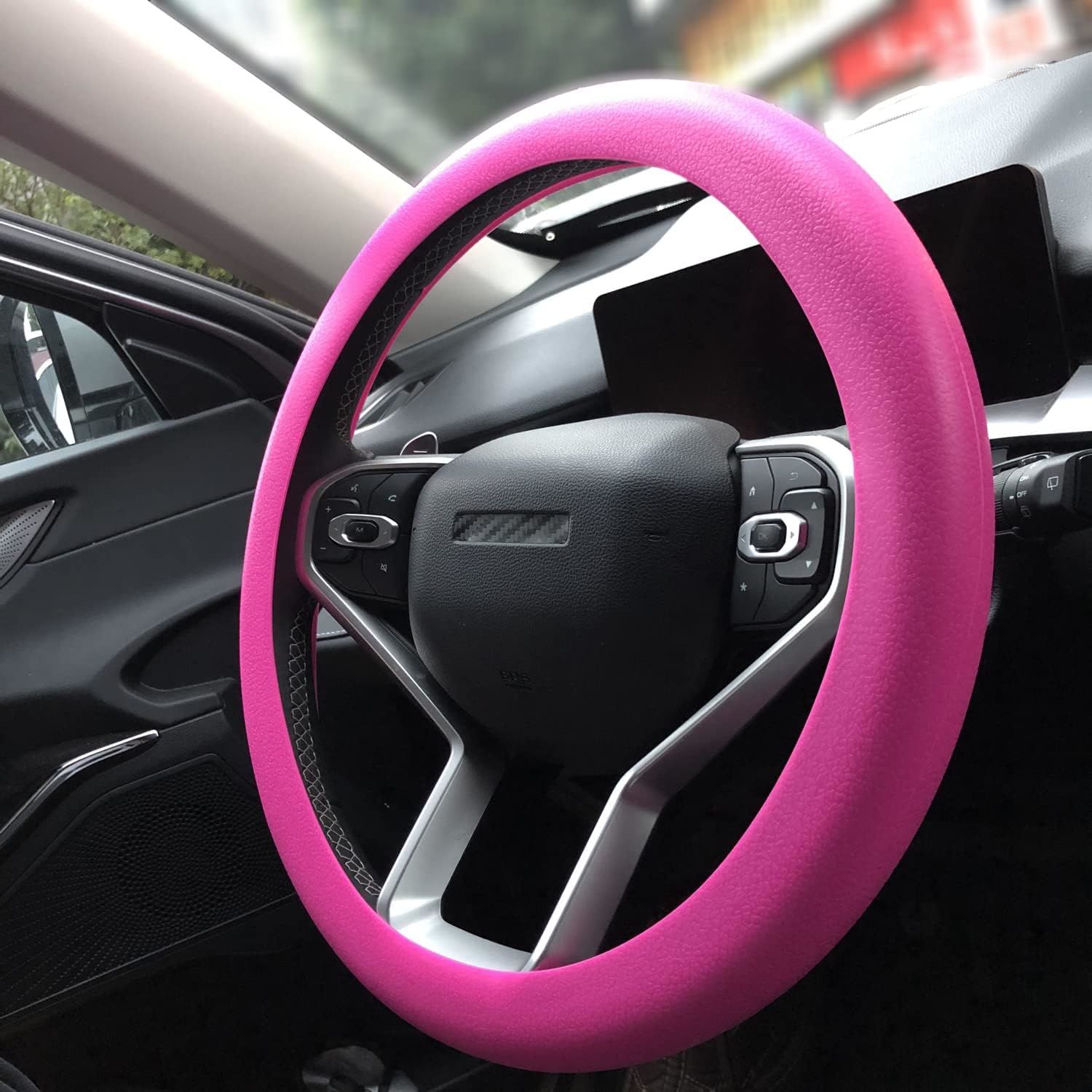 Bayanlara Pembe Direksiyon Kılıfı Araca özel