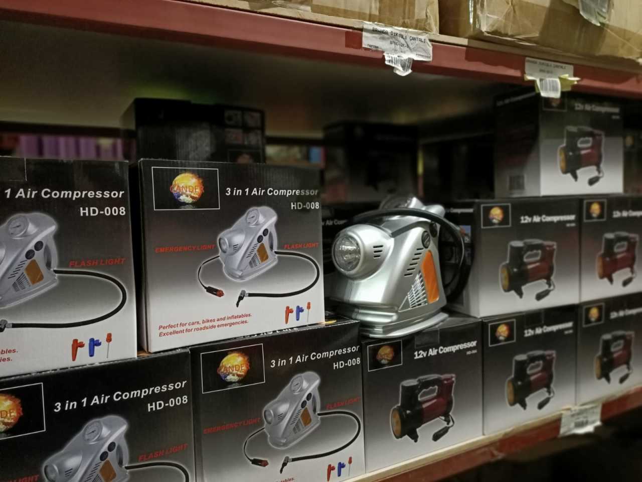 Lastik-Top-Bot Şişirici Kompresör 12volt