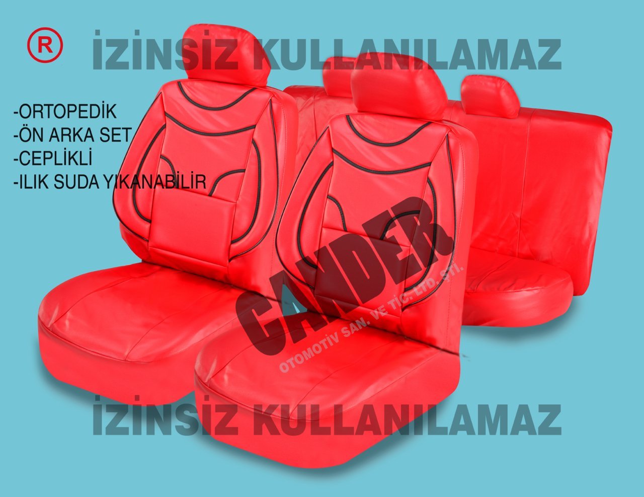 Deri koltuk kılıfı takımı her araca uyumlu