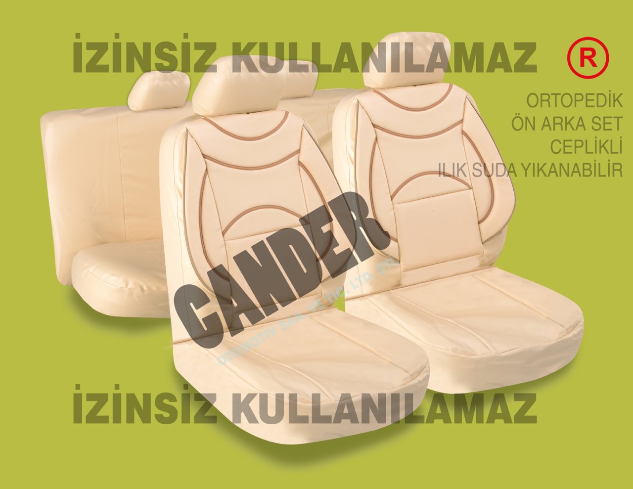 Deri koltuk kılıfı takımı her araca uyumlu