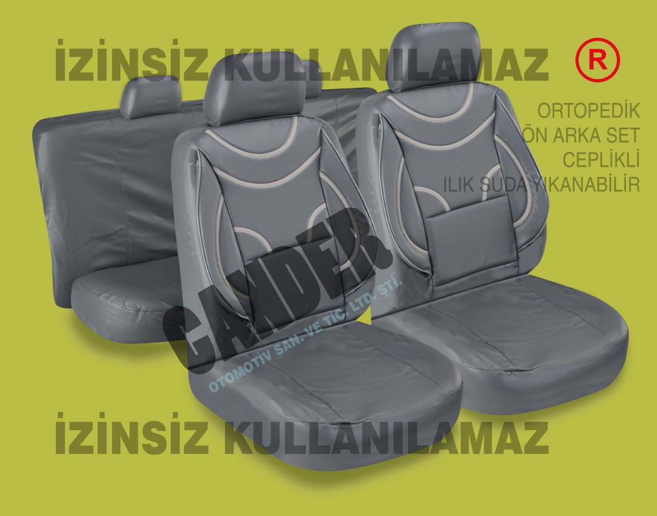 Deri koltuk kılıfı takımı her araca uyumlu