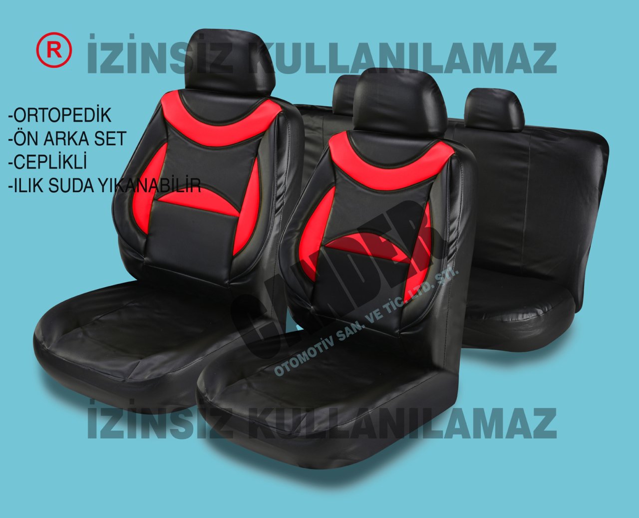 Deri koltuk kılıfı takımı her araca uyumlu