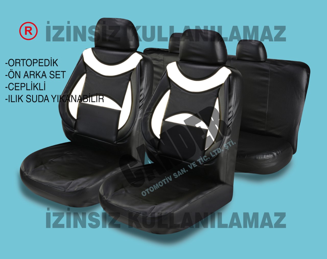 Deri koltuk kılıfı takımı her araca uyumlu