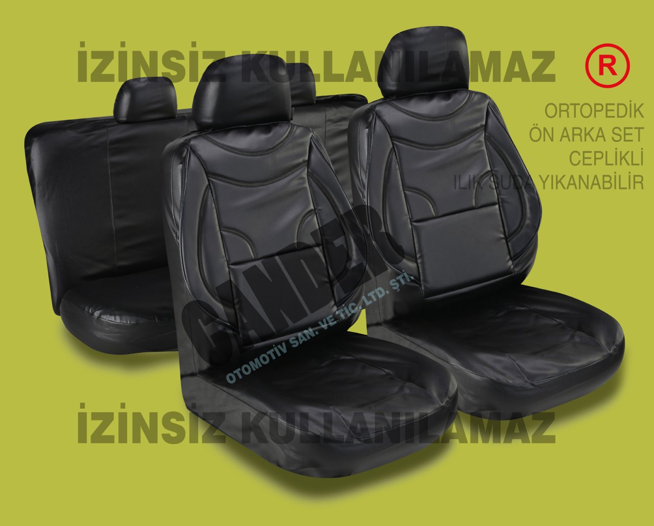 Deri koltuk kılıfı takımı her araca uyumlu