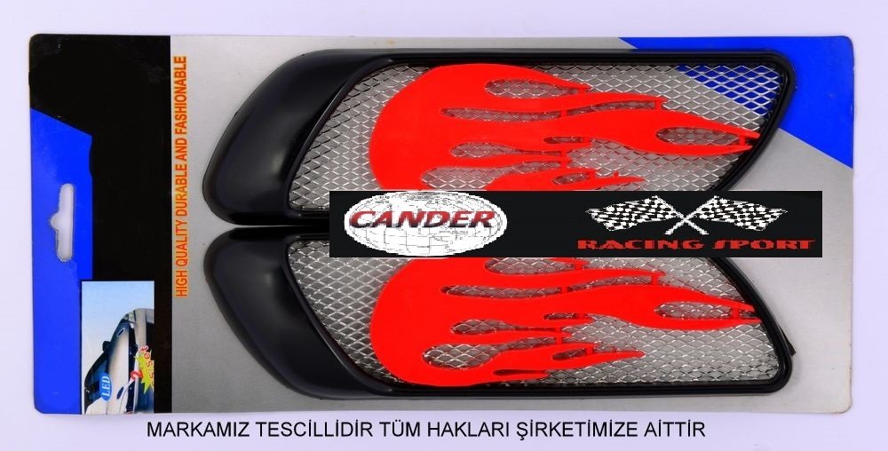 Çiftli alevli havalandırma 012 siyah