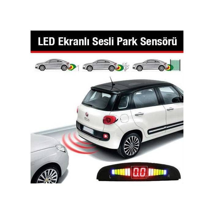 LED Ekranlı Sesli Park Sensörü 