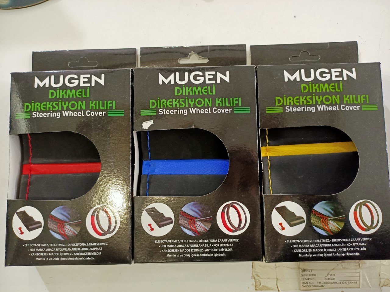 Süet Dikmeli direksiyon kılıfı her araca uyumlu