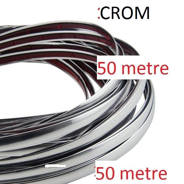 50 metre krom nikelaj çıta